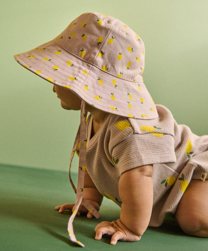 Nature Baby - Holiday Sunhat - Petite Lilac Lemon