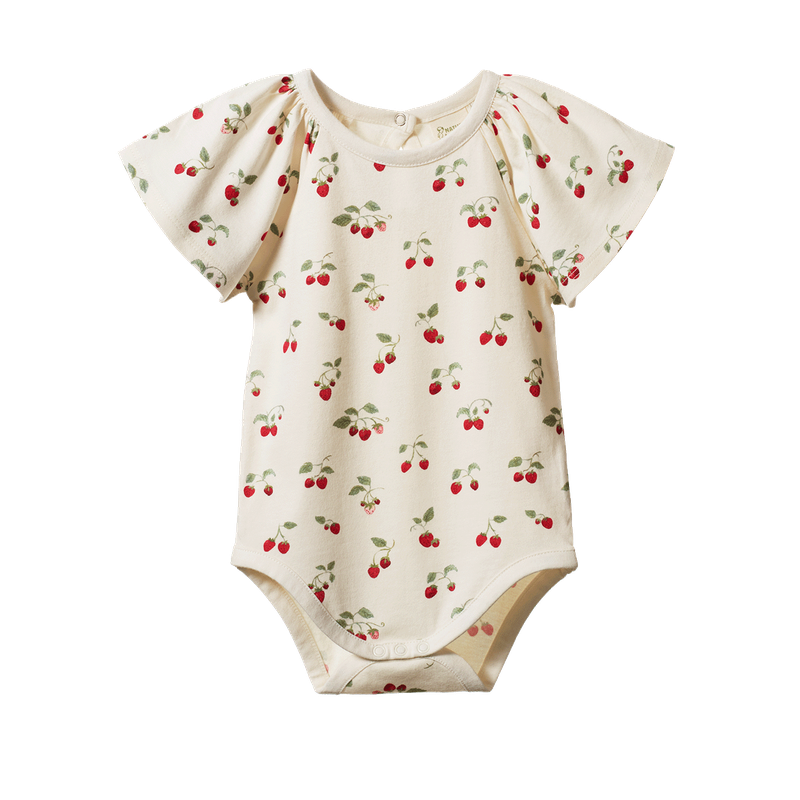 Nature Baby - Faye Bodysuit - Strawberry Blush