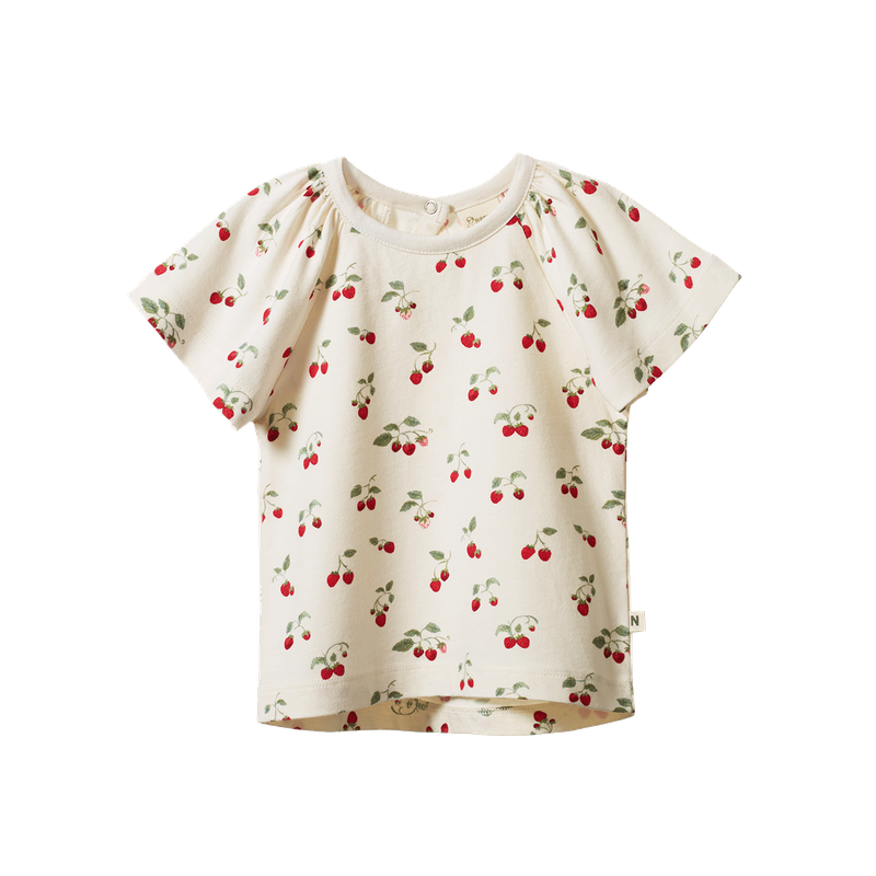 Nature Baby - Faye Tee - Strawberry Blush