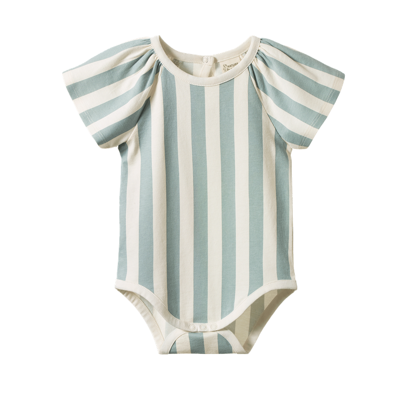 Nature Baby - Faye Bodysuit - Star Dew Stripe