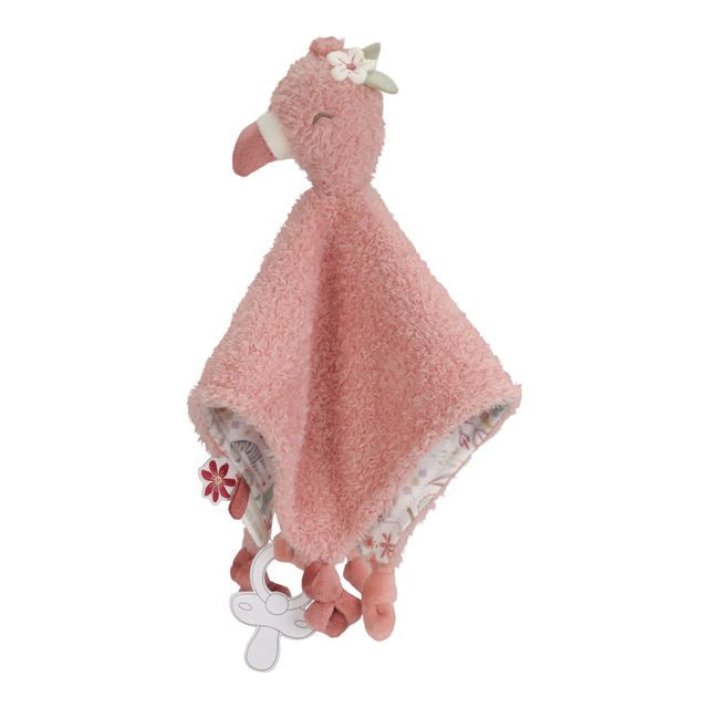 Little Dutch - Safari Friends - Cuddle Cloth Flamingo