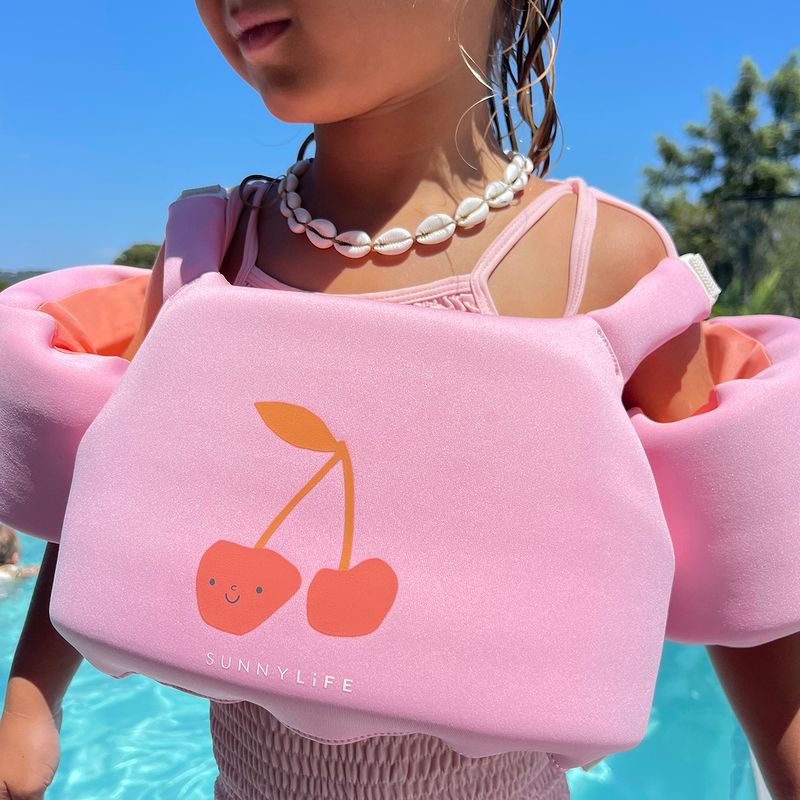 Sunnylife - Floatie Jacket 3-6Y - Cotton Candy Cherry