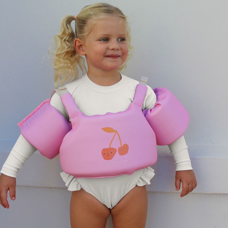 Sunnylife - Floatie Jacket 3-6Y - Cotton Candy Cherry