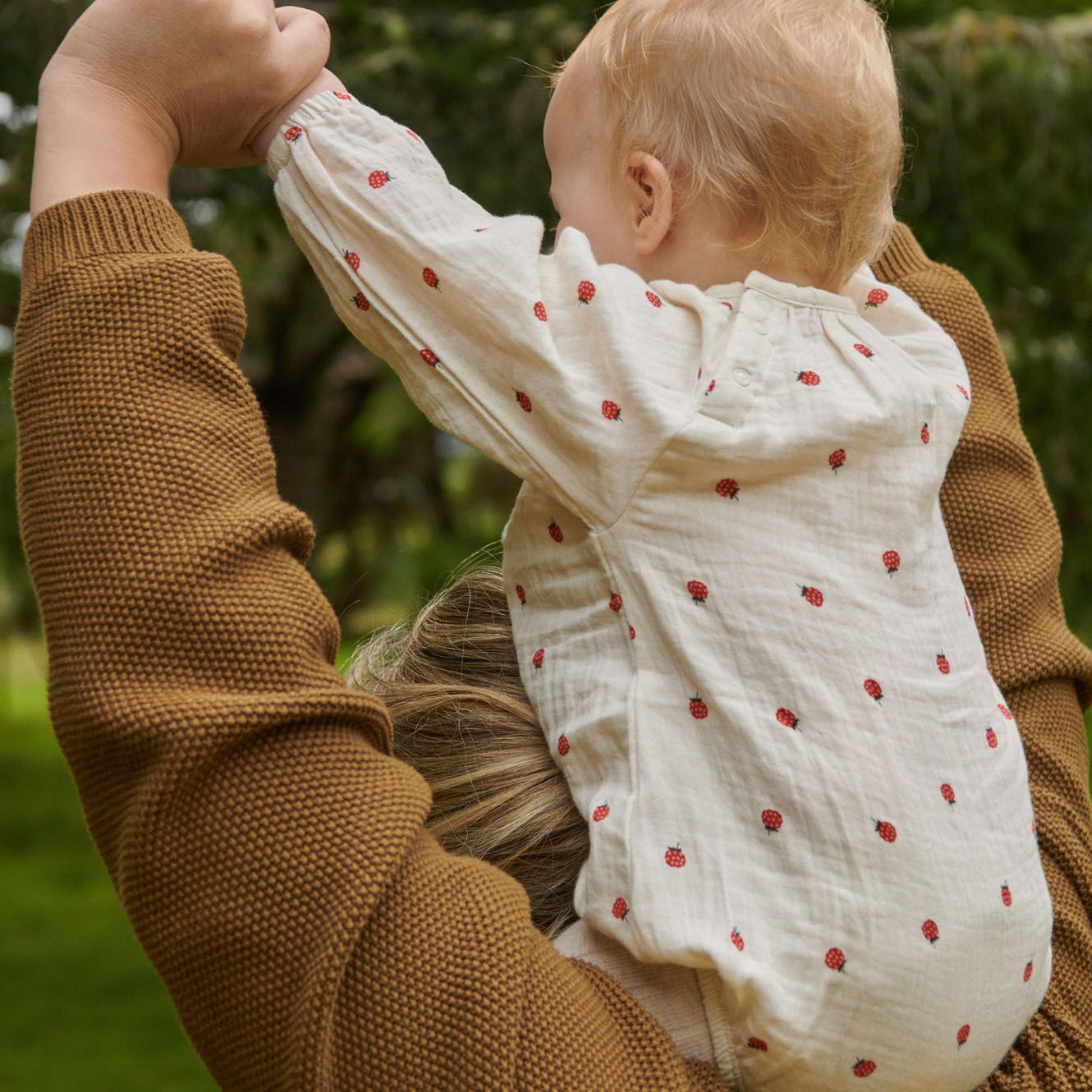 Nature Baby - Meadow Bodysuit - Raspberries