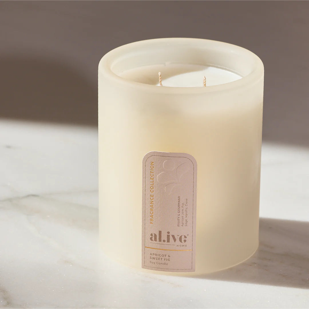 Al.ive - Soy Candle - Apricot + Sweet Fig