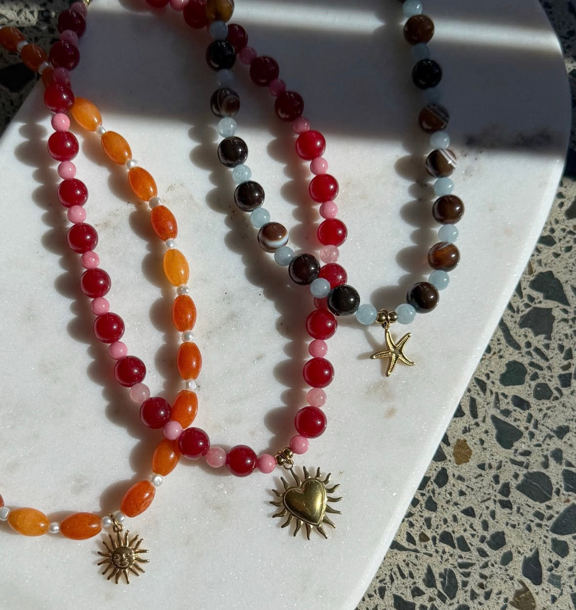 Sunny + Lou - Mahala ‘Flame Heart’ Necklace