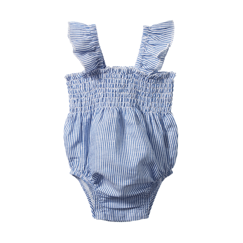 Nature Baby - Gala Suit Linen - Blue Stripe