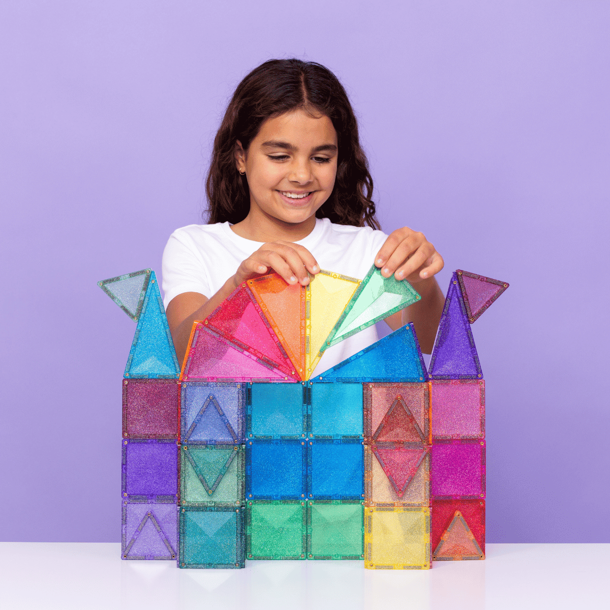 Connetix - Glitter Castle Pack 48pc