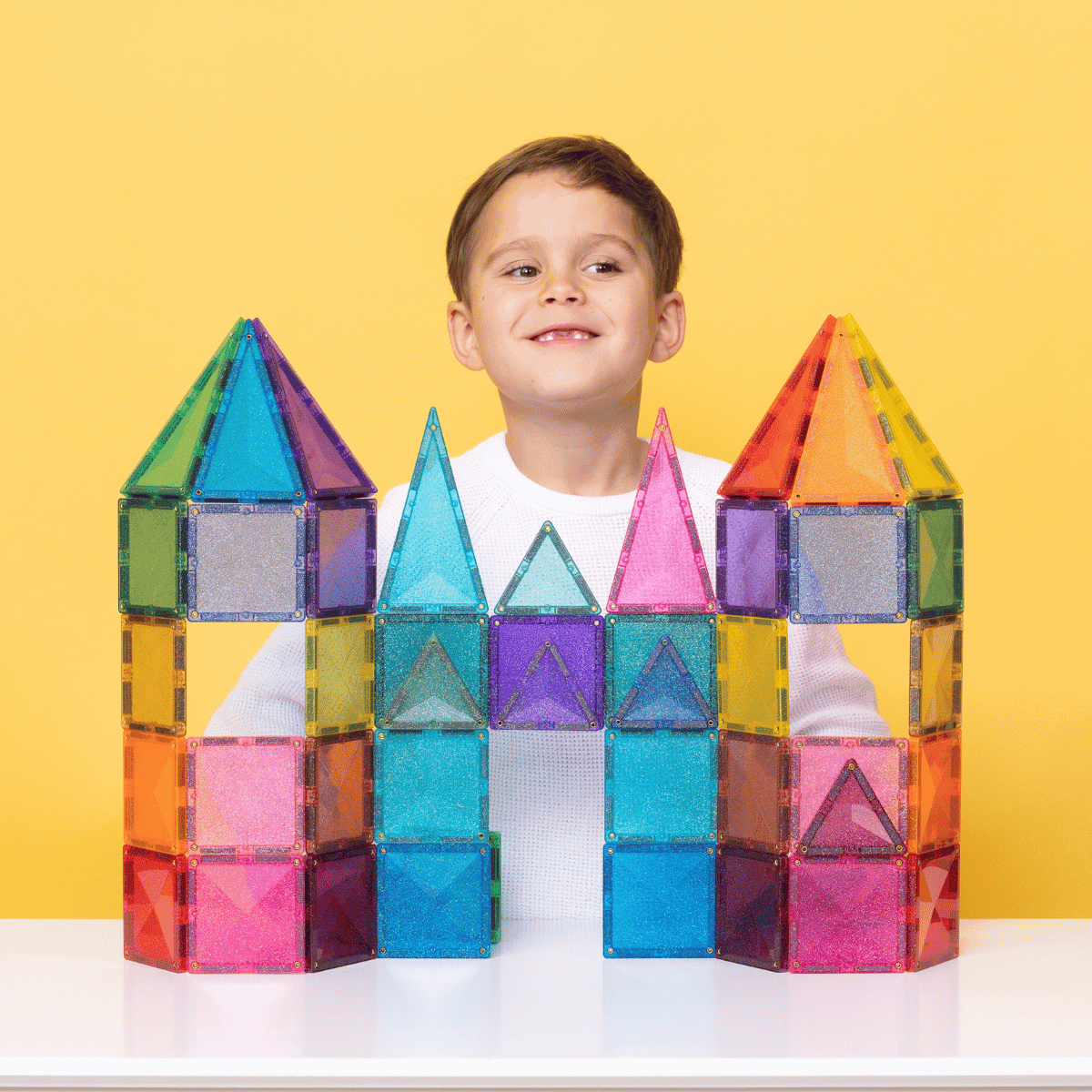 Connetix - Glitter Castle Pack 48pc