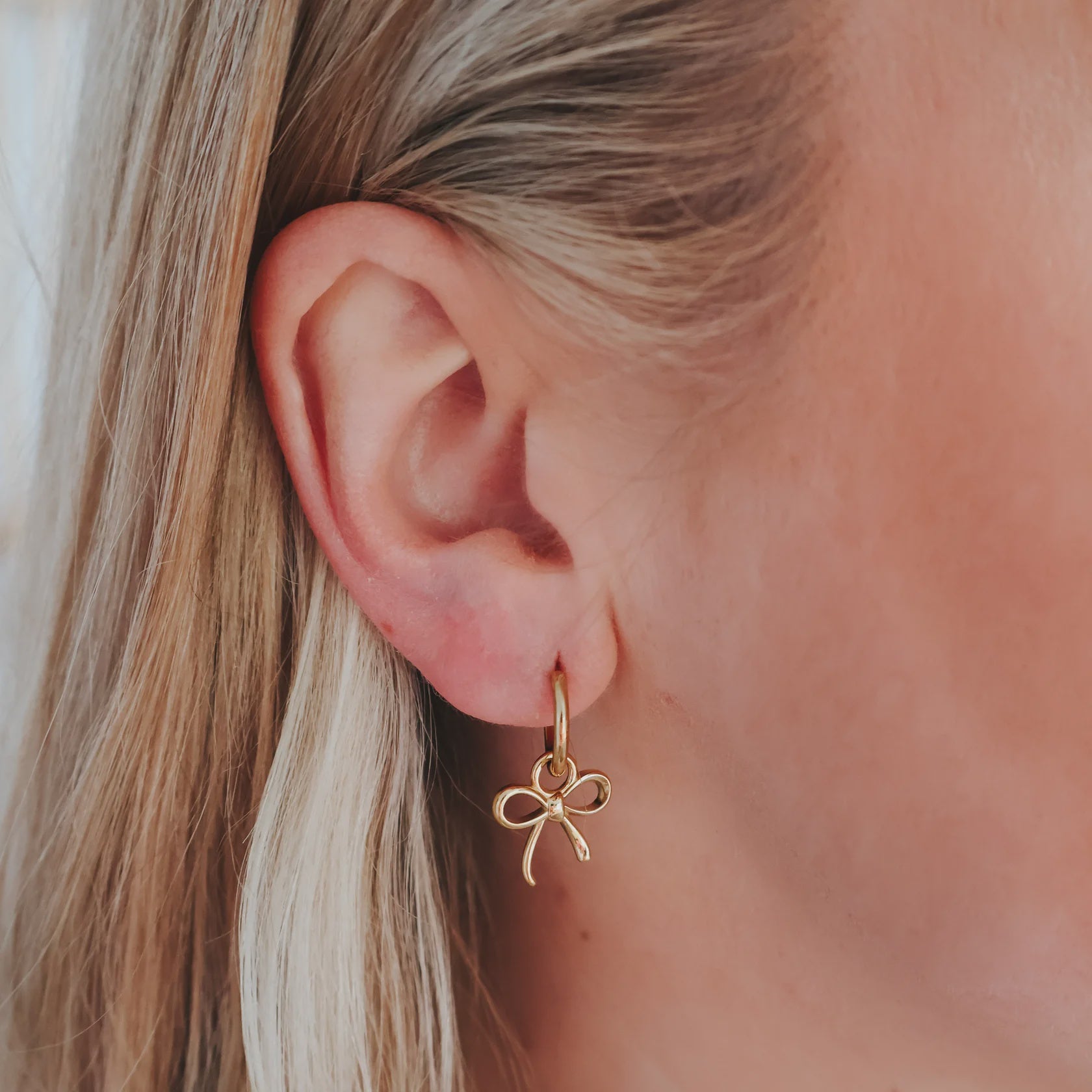KatyB Jewellery - Earrings - Bow Hoops