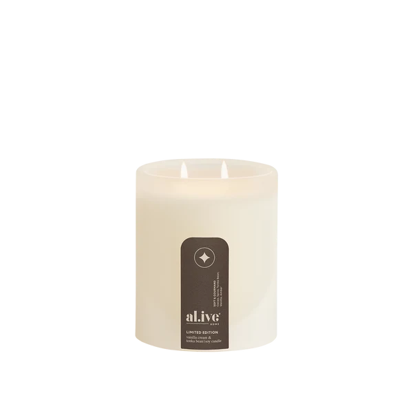 Al.ive - Soy Candle - Vanilla Cream + Tonka Bean