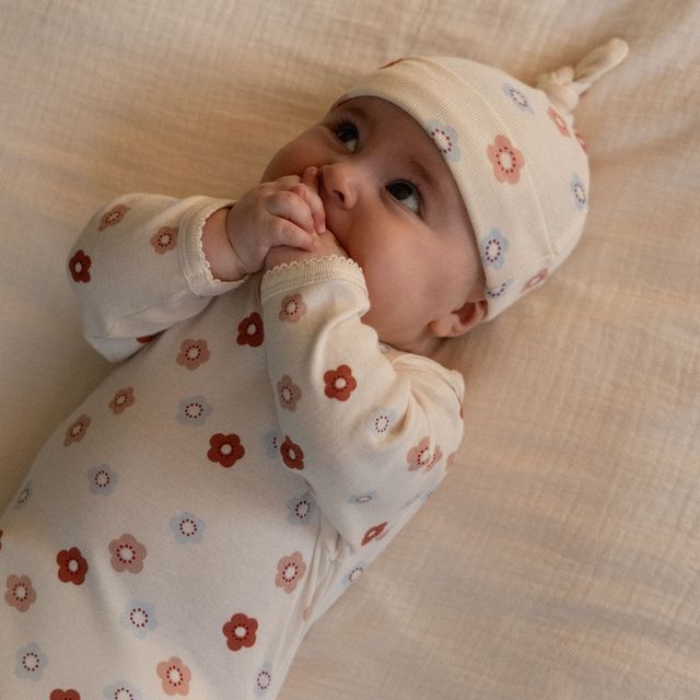 Nature Baby - L/S Bodysuit - Petite Flora Stamp