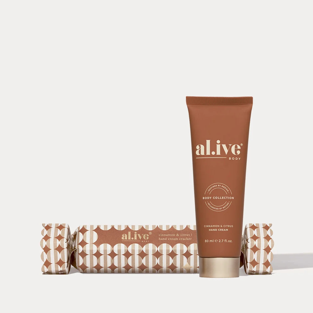 Al.ive - Hand Cream Cracker - Cinnamon + Citrus
