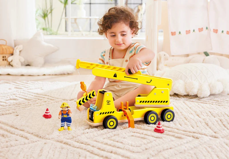 Hape - Mobile Crane + Construction Set