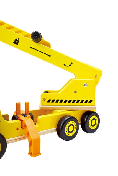 Hape - Mobile Crane + Construction Set
