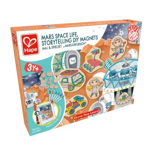 Hape - Storytelling DIY Magnets Mars Space Life