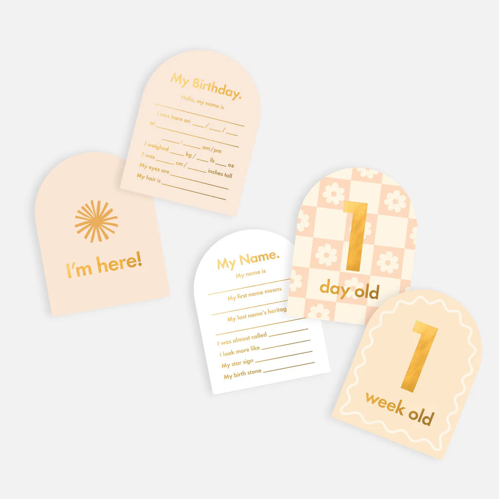 Fox & Fallow - Baby Milestone Cards - Helios