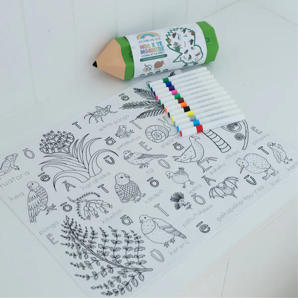 Washable + Reusable Colouring-In Mats