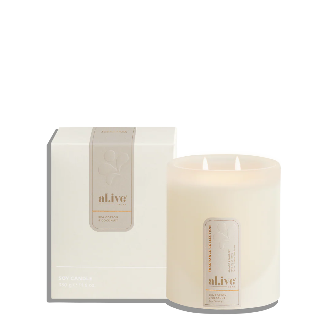Al.ive - Soy Candle - Sea Cotton + Coconut