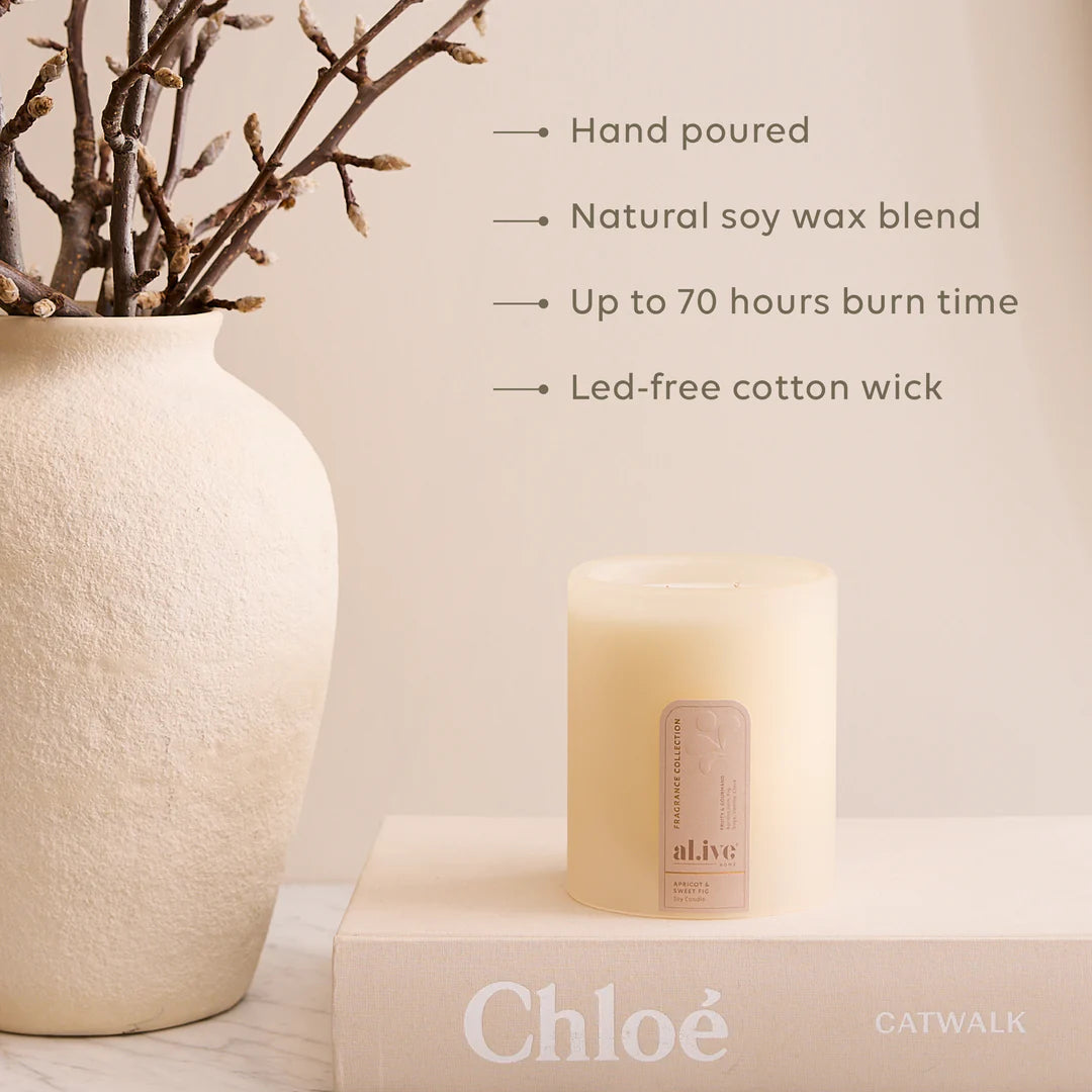 Al.ive - Soy Candle - Apricot + Sweet Fig