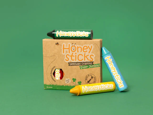 Honeysticks - Jumbo Colouring Crayons 8 Pack