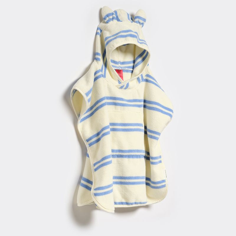 Sunnylife - Hooded Towel - Sammy the Seagull Blue Stripe