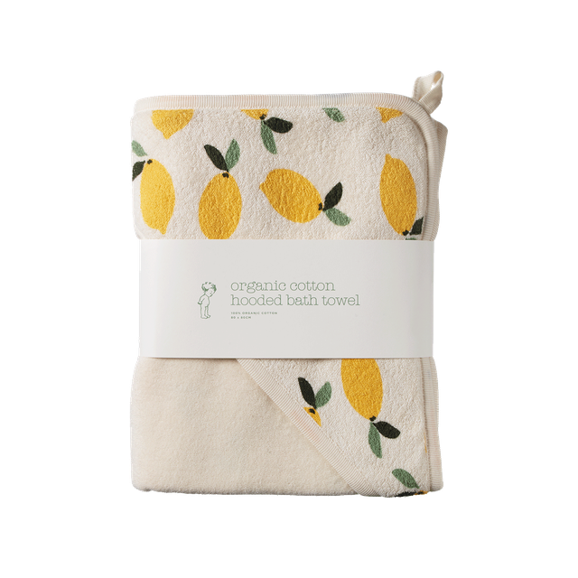 Nature Baby - Hooded Towel - Lemon