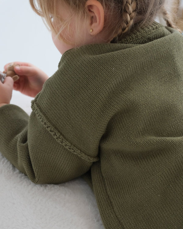 Slowly Label - Miller Jumper - Green