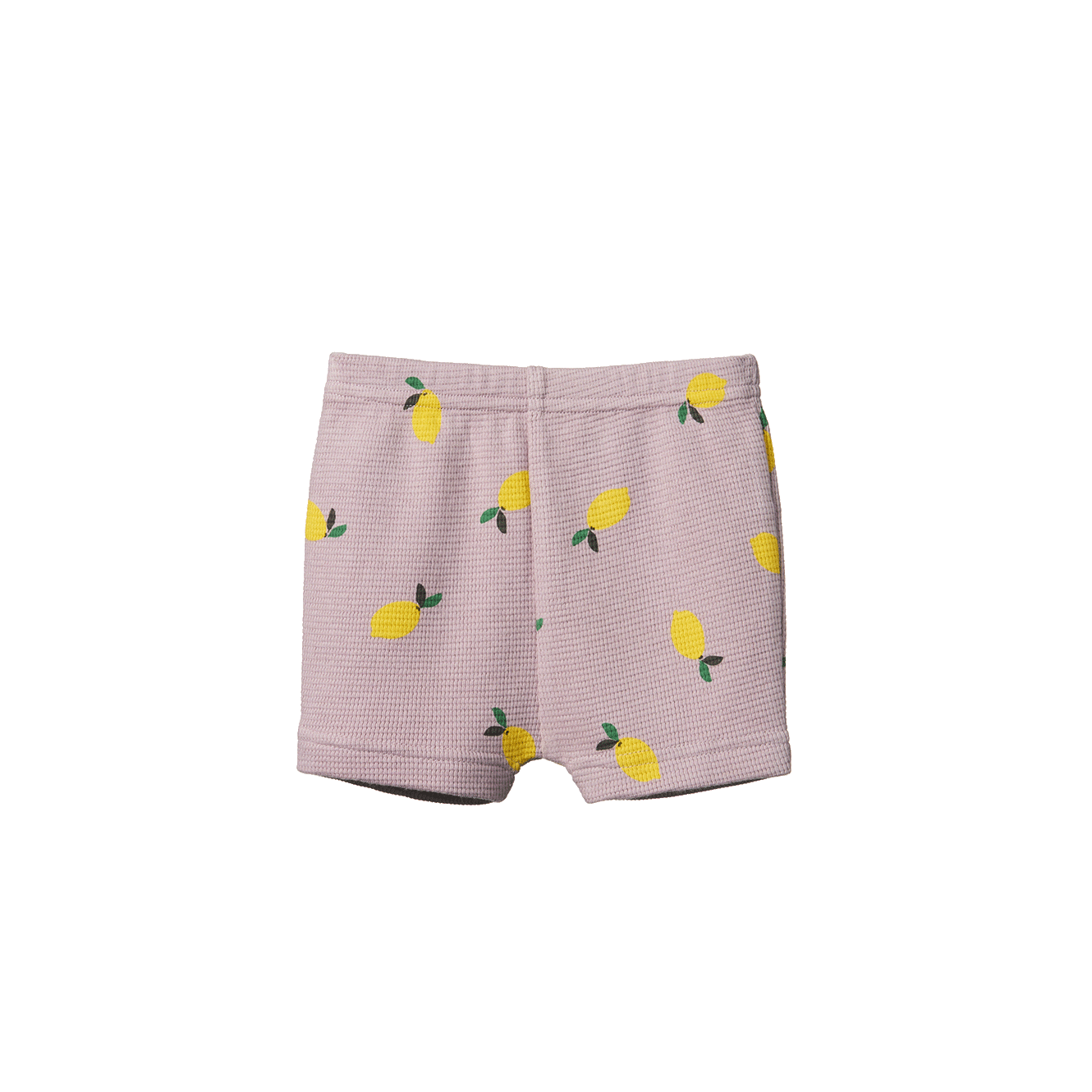 Nature Baby - Selby Waffle Shorts - Lilac Lemon