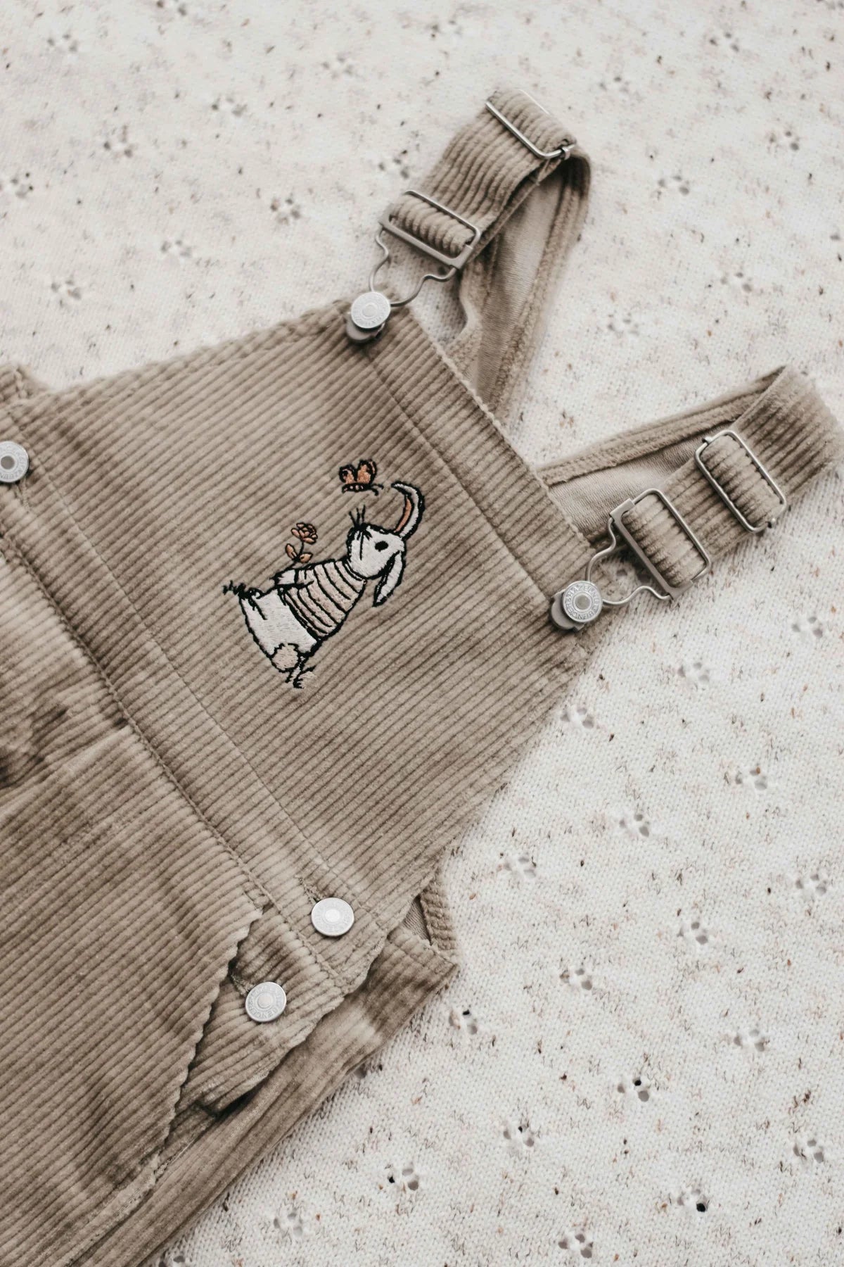 Bencer + Hazelnut - Overalls - Khaki Bunny