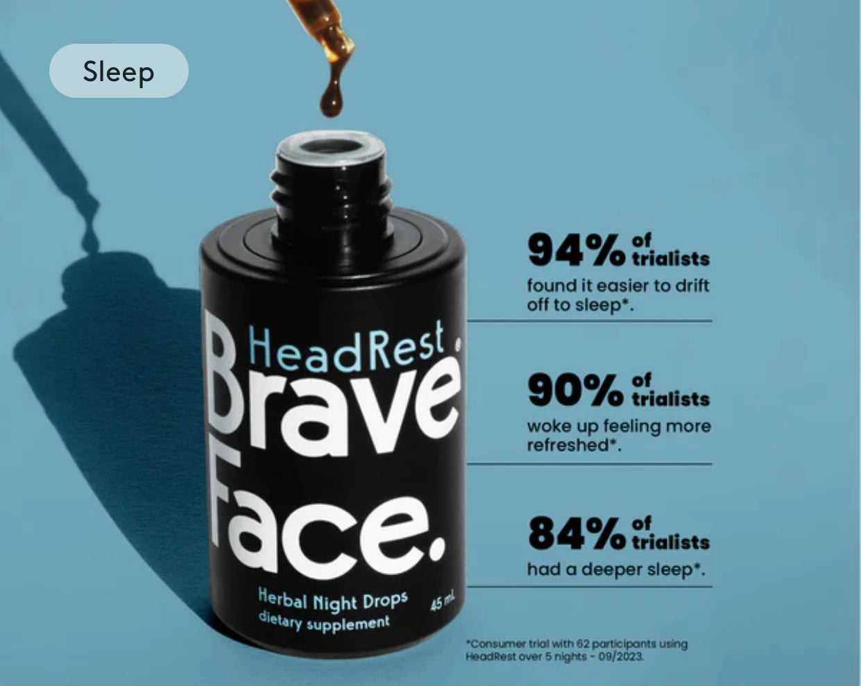 BraveFace Adults - HeadRest - Herbal Night Drops