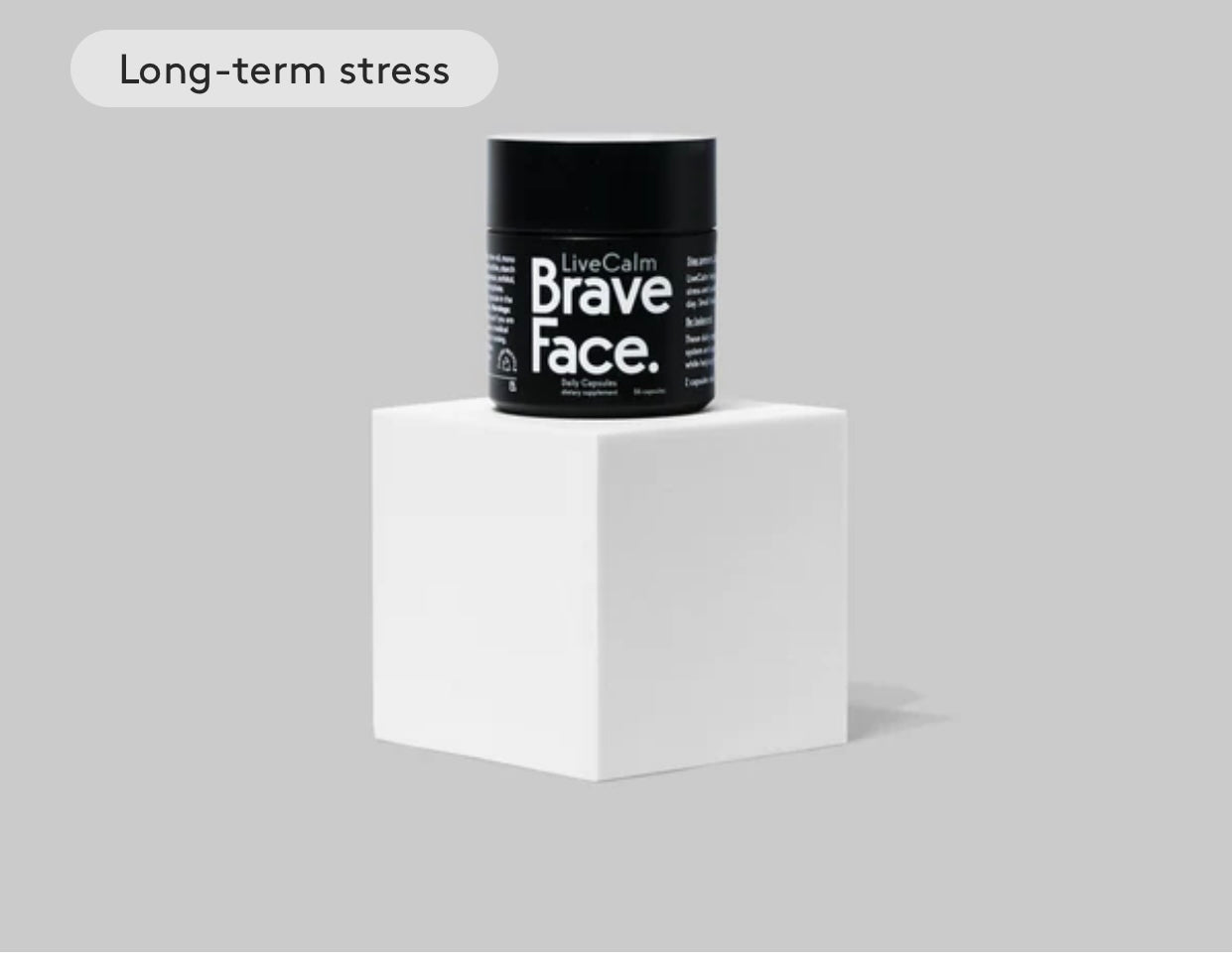 BraveFace Adults - LiveCalm Daily Capsules