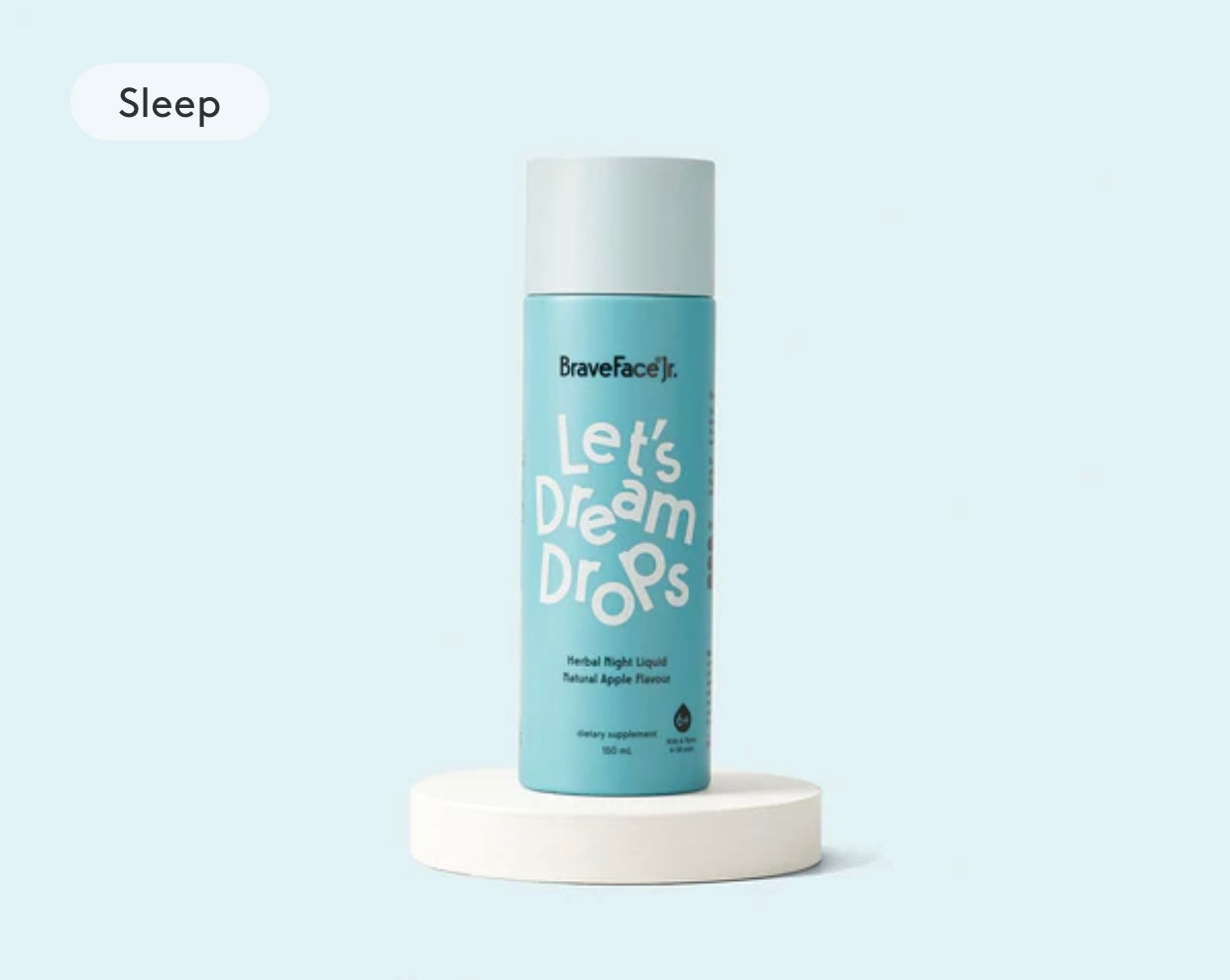 BraveFace Junior - Let's Dream Drops - Herbal Night Liquid