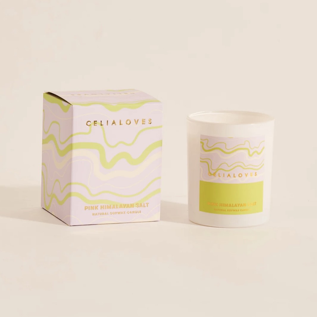 Celia Loves - Scented Soy Candles - Pink Himalayan Salt