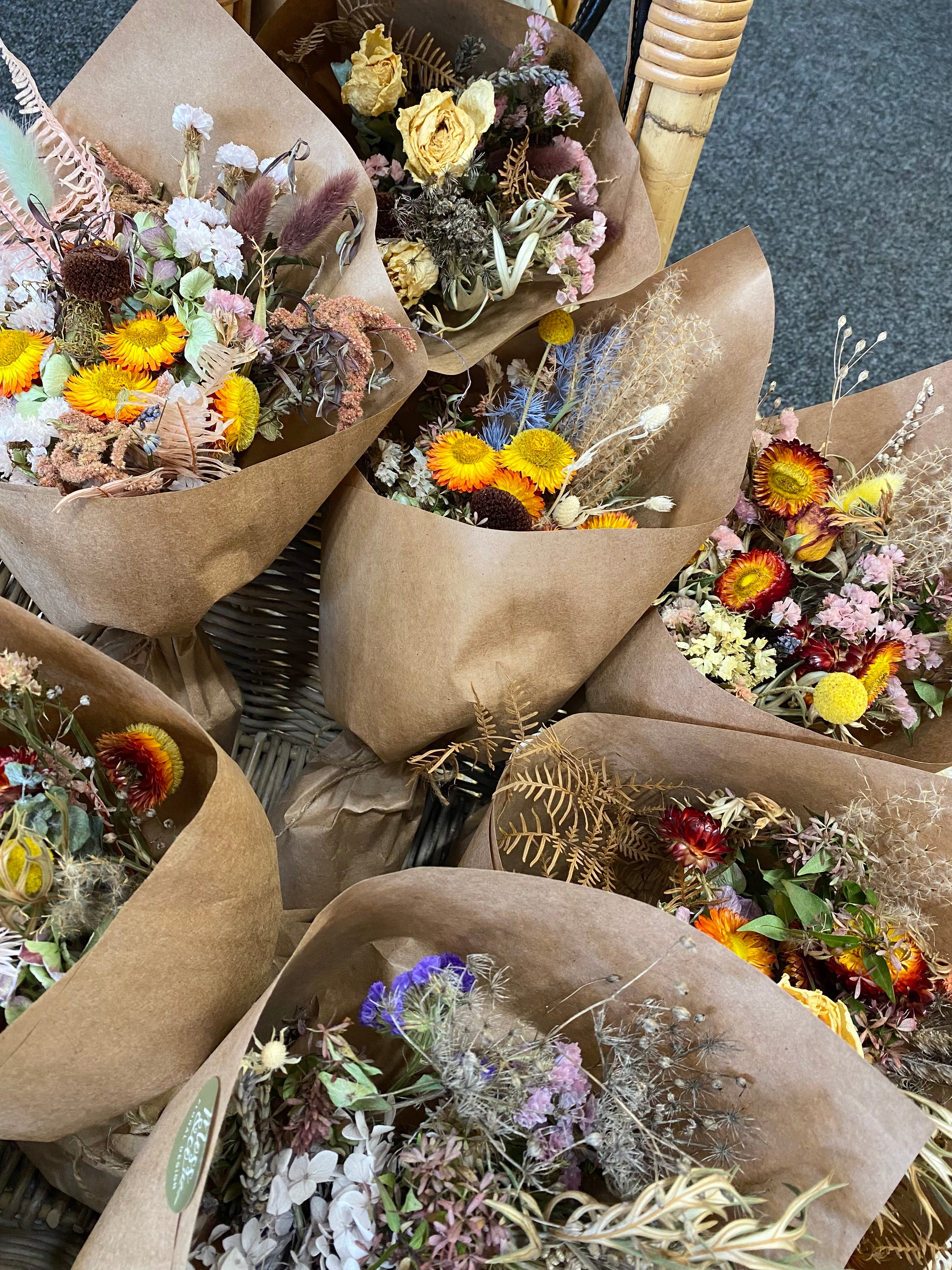 Dried Flower Posies - Small