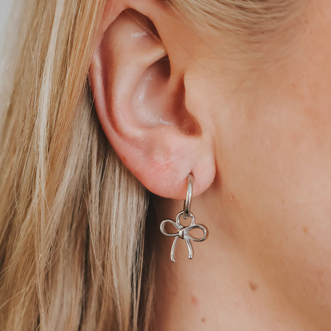 KatyB Jewellery - Earrings - Bow Hoops