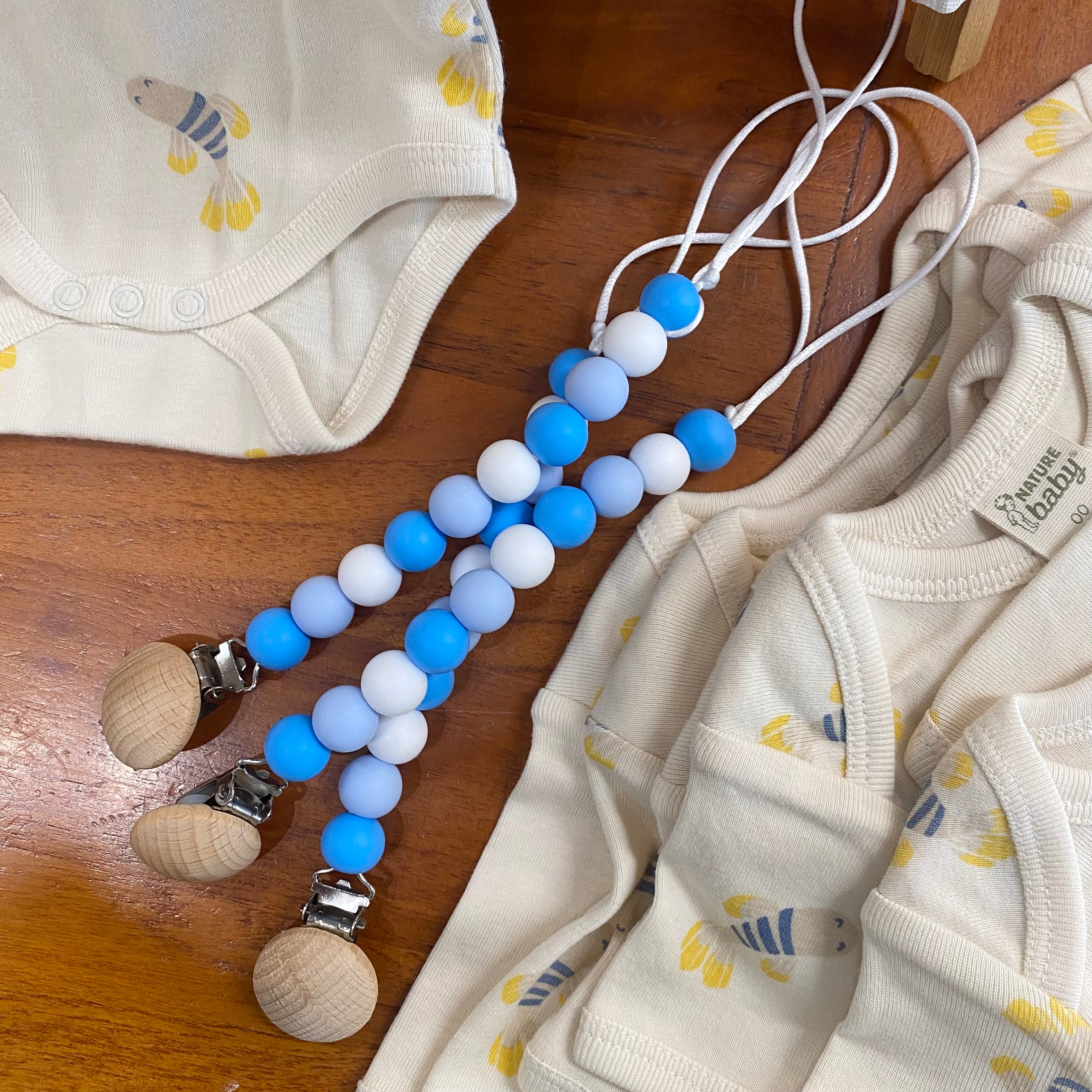 Tiny Creations - Blue + White