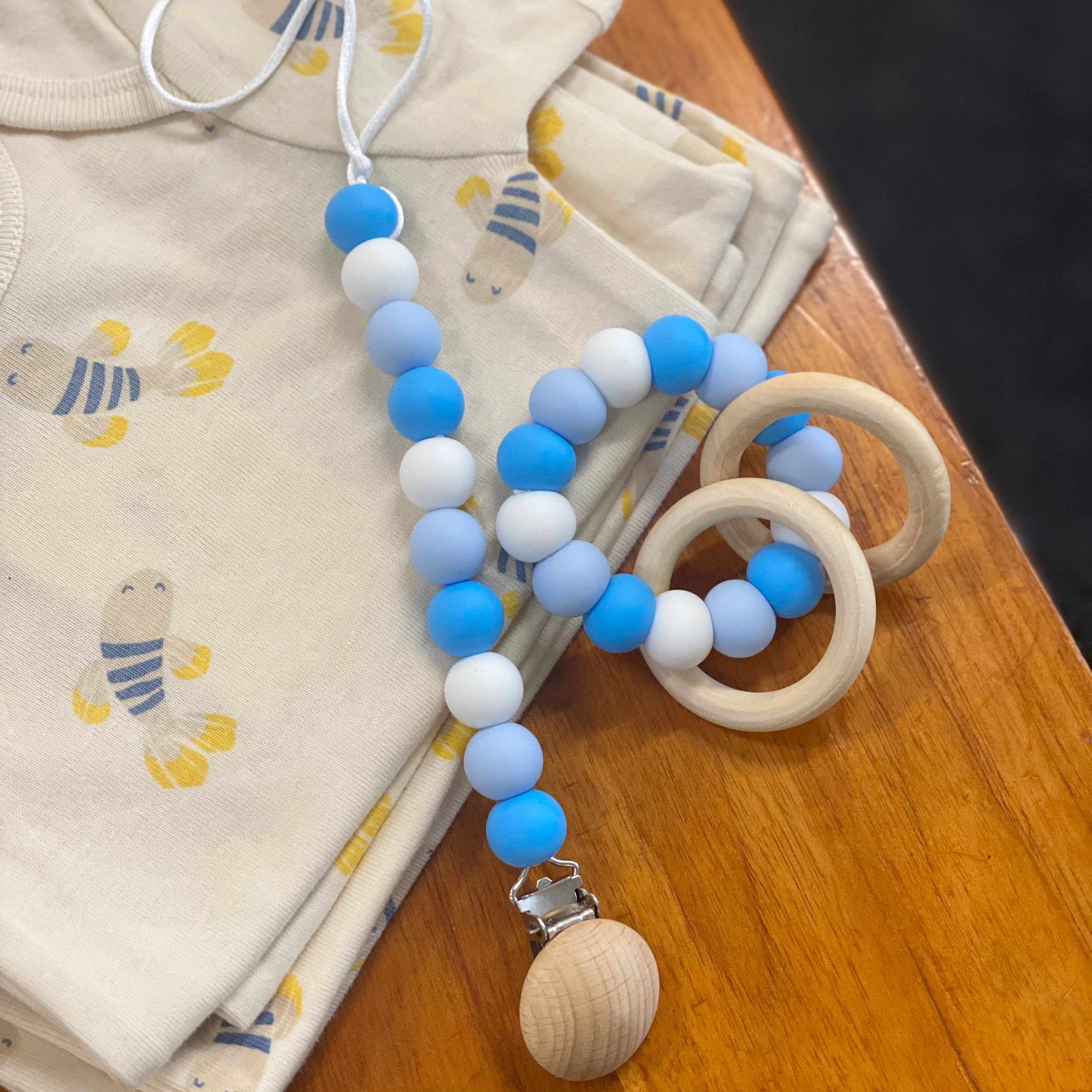 Tiny Creations - Blue + White