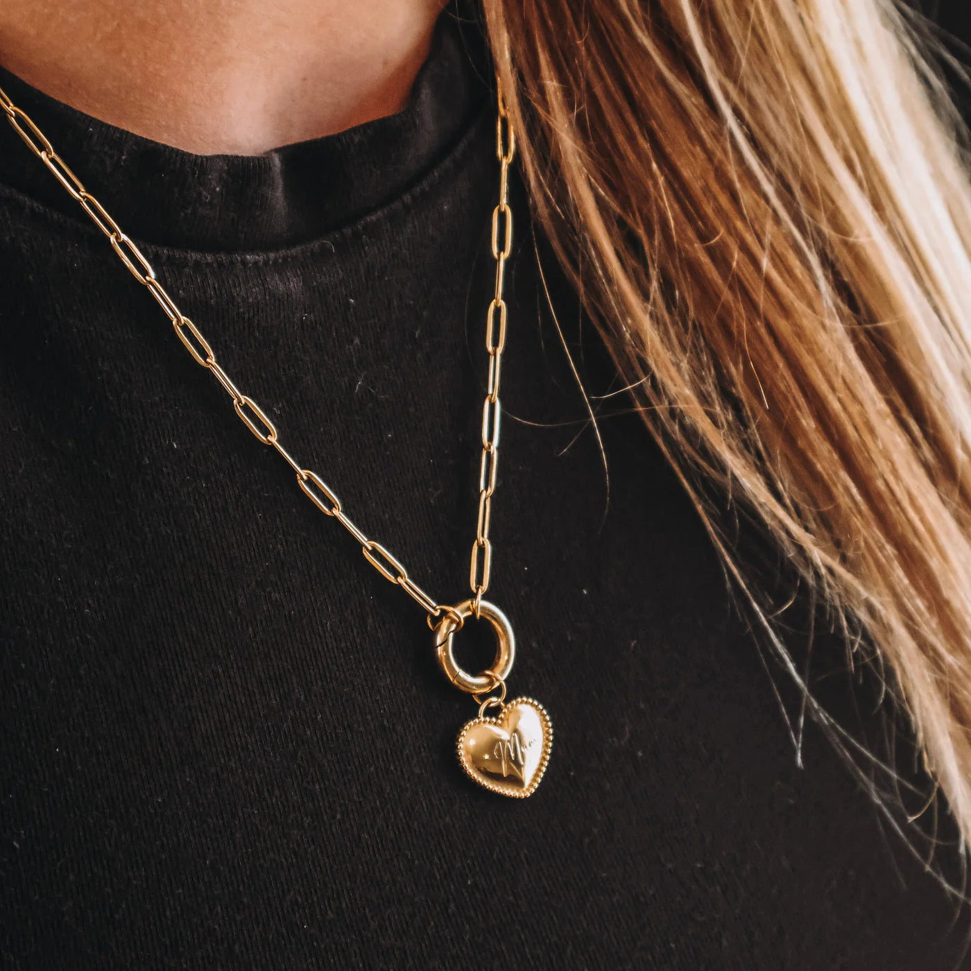 Katyb - Necklace - Mum Heart Charm Holder