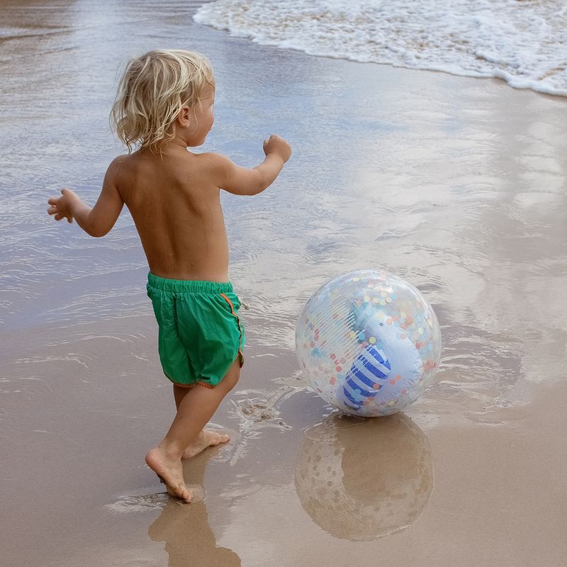 Sunnylife - 3D Inflatable Beach Ball - Sammy the Seagull Blue Stripe