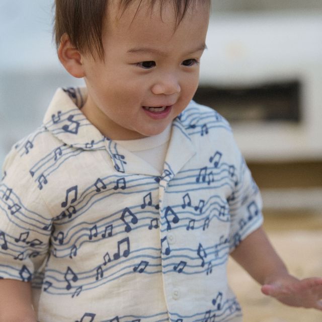 Nature Baby - Gutherie Shirt Muslin - Rhythm