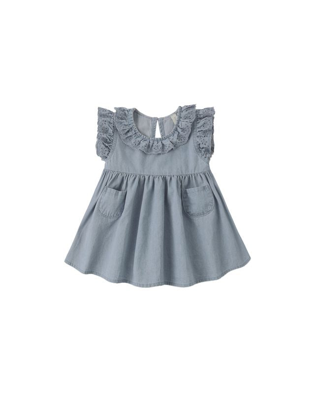 Quincy Mae - Sophie Dress - Chambray