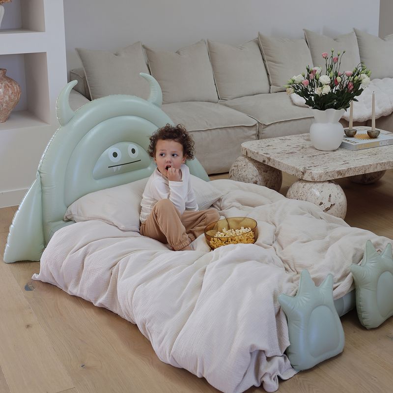 Sunnylife - Kids Sleepover Bed Monster Sage