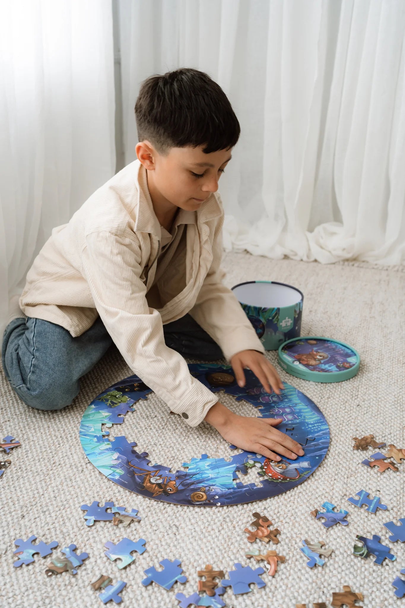 Kuwi the Kiwi - 100pc Puzzle - Glowworm Glitter Critter