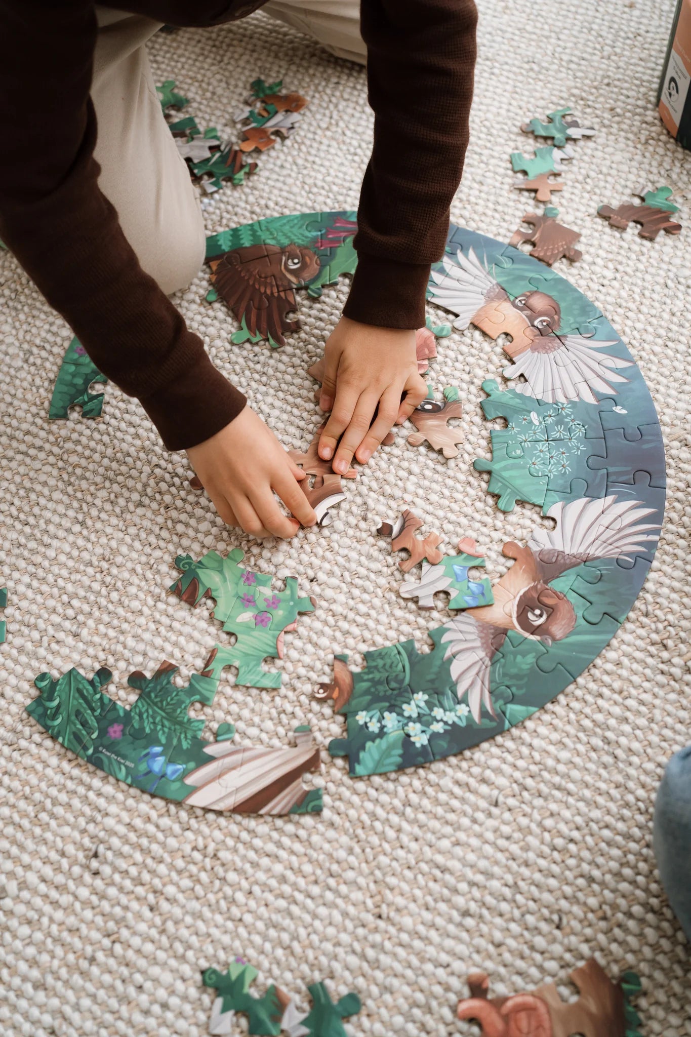 Kuwi the Kiwi - 100pc Puzzle - Fantail Flutter