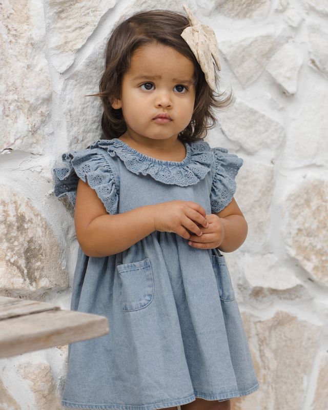 Quincy Mae - Sophie Dress - Chambray