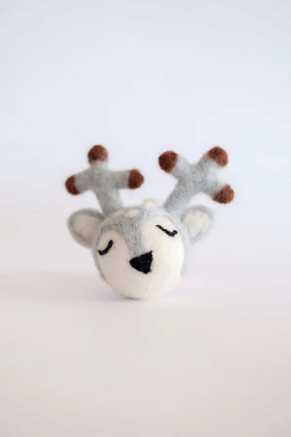 Felt Christmas Decorations - Reindeer Head