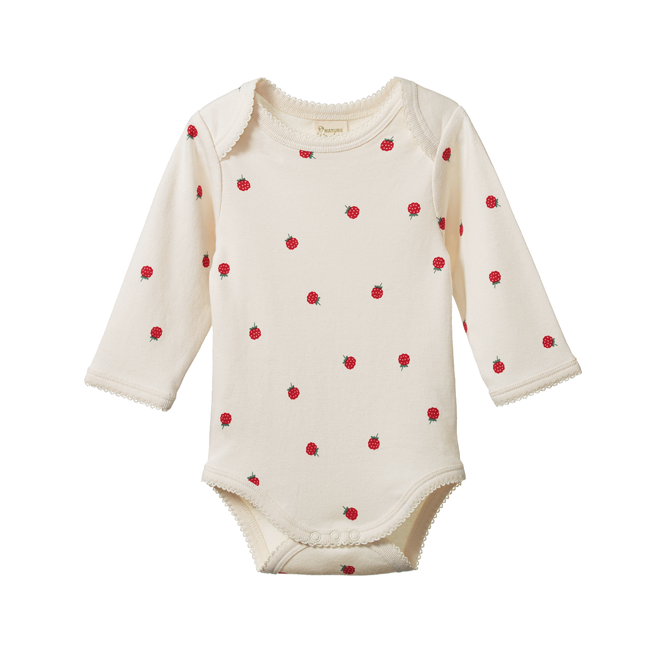 Nature Baby - L/S Bodysuit - Raspberry