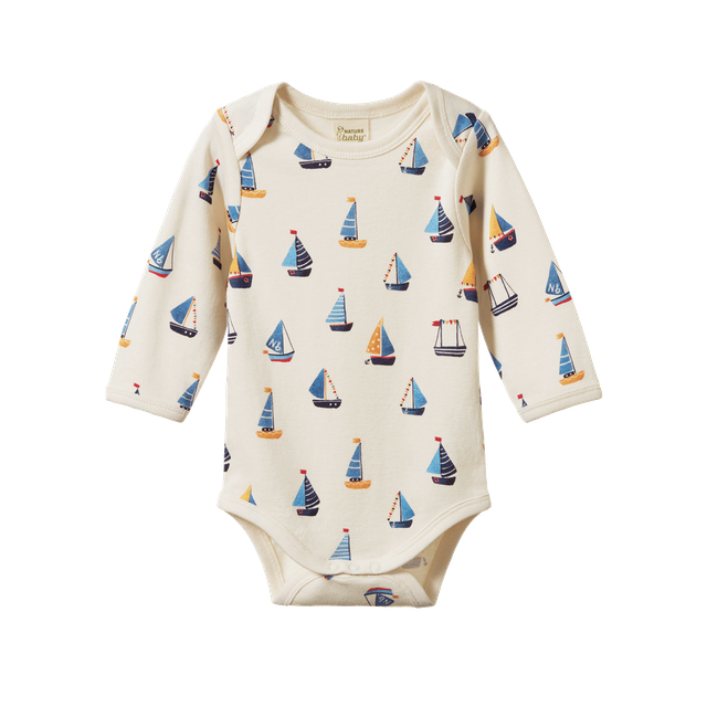 Nature Baby - L/S Bodysuit - Regatta
