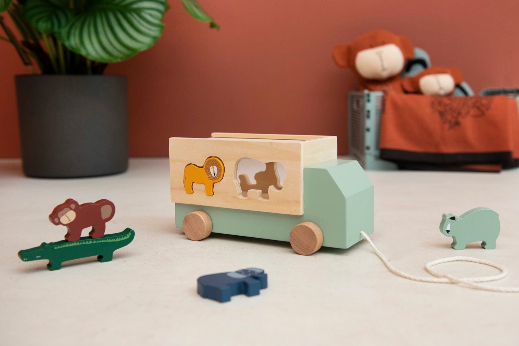 Trixie - Wooden Animal Truck